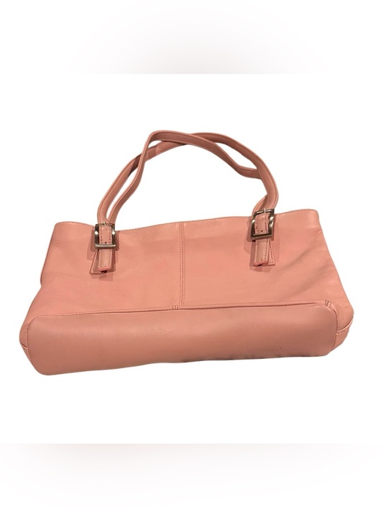 Great American Leatherworks Handbags - Great American Leather Women's Peach Leather Tote Handbag